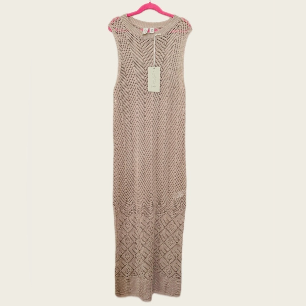 NWT JOIE Open Knit Maxi Dress Size Medium - Picture 1 of 5